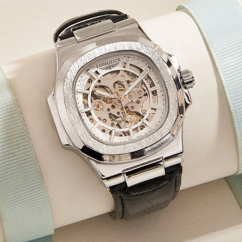 Monarch · Reloj automático esqueleto con correa