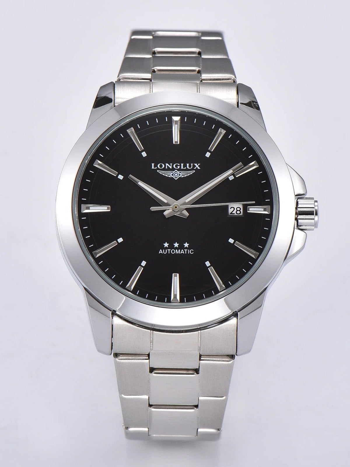 Longlux – Reloj automático minimalista acero inoxidable