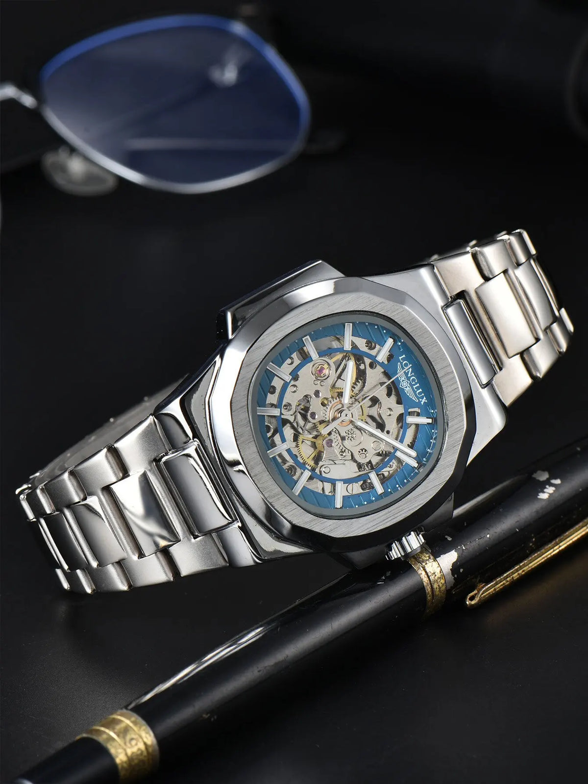 Reloj automático Skeleton de EVORA, foto 3