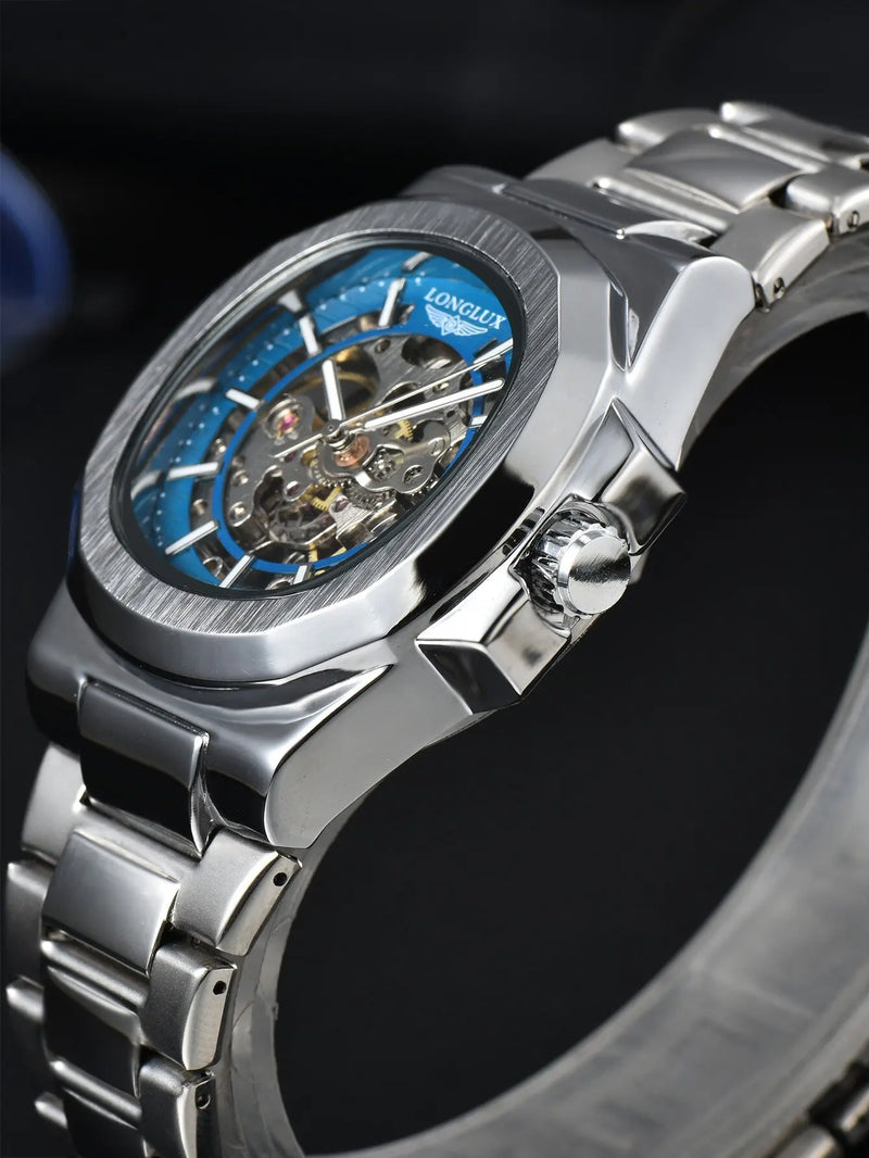 Skeleton · Reloj automático esqueleto con brazalete