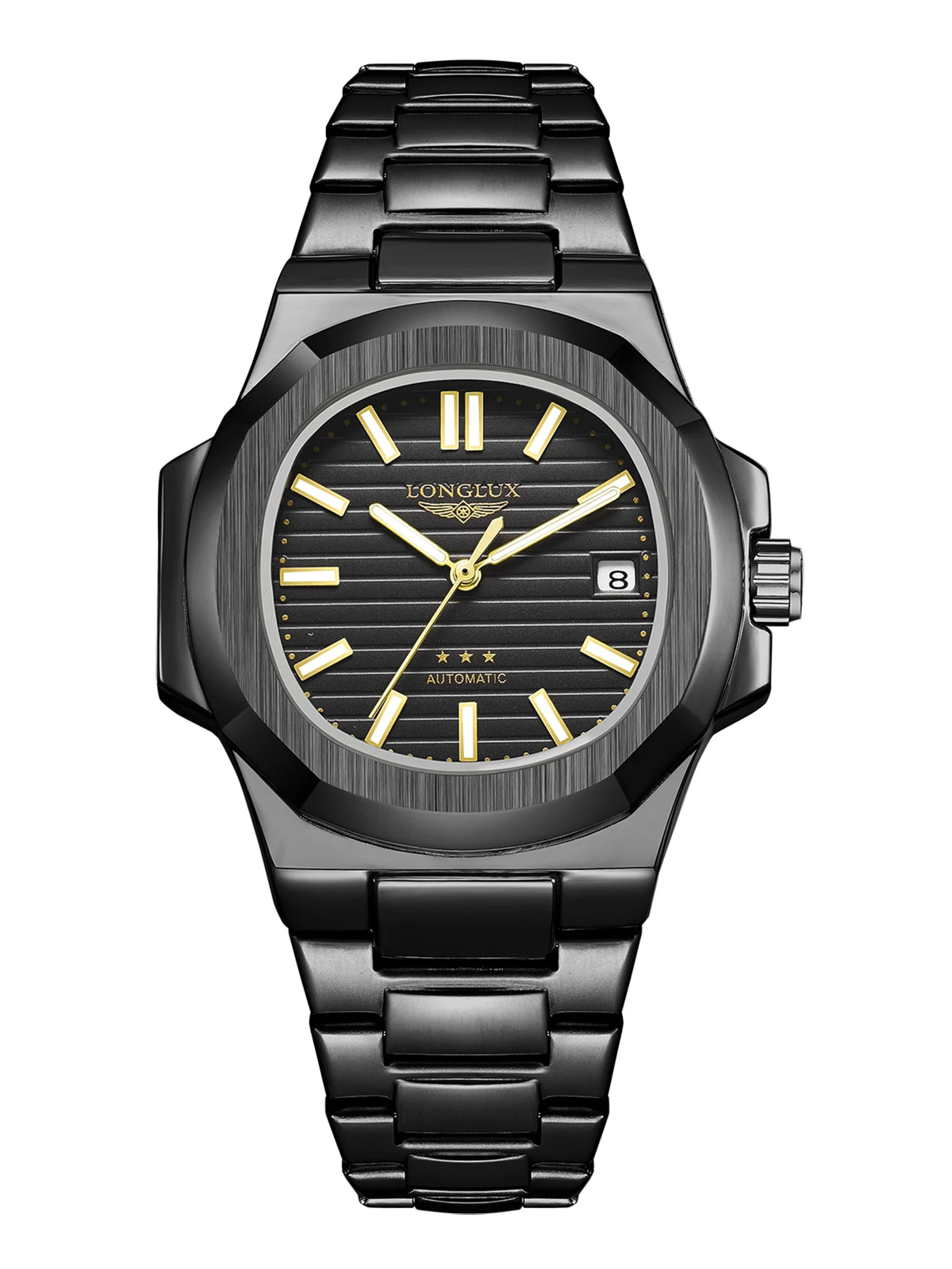 Reloj automático Cronox, acabado negro