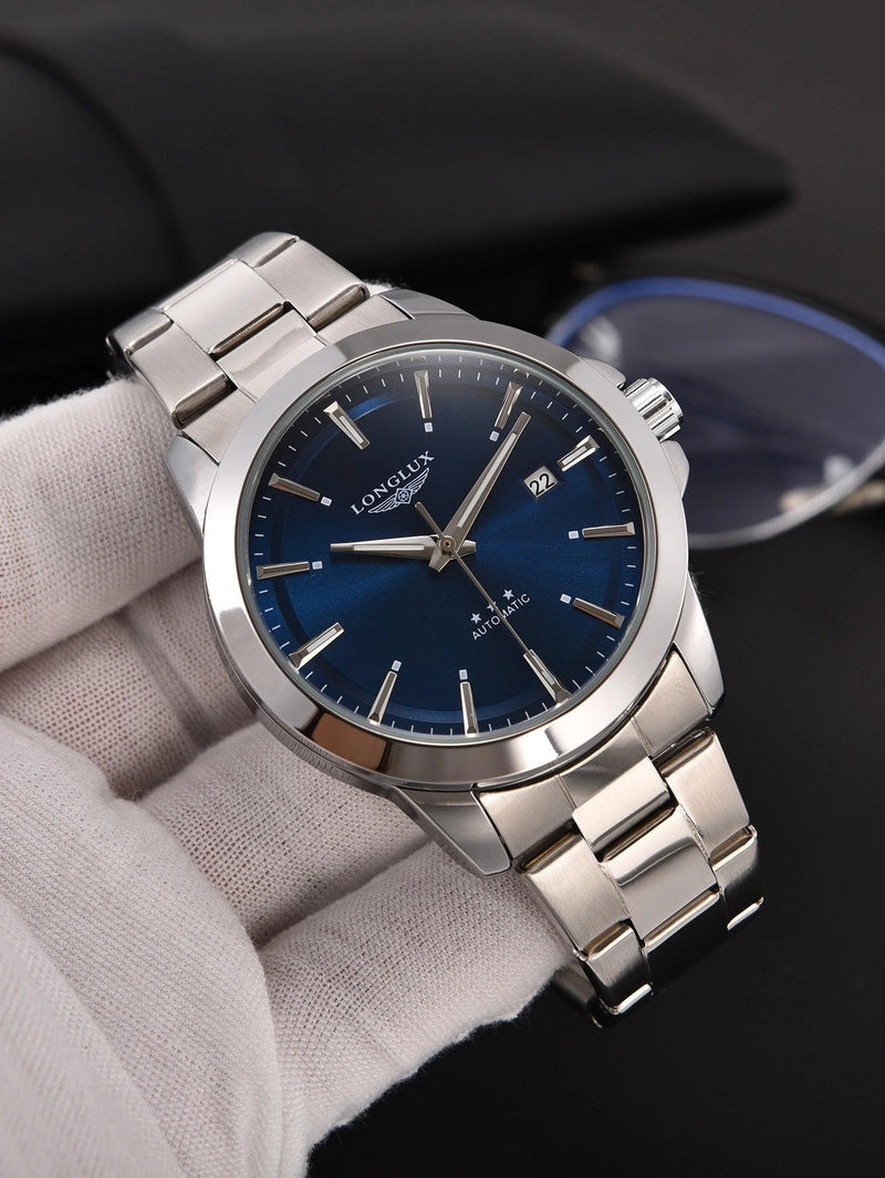 Longlux · Reloj automático minimalista con fecha